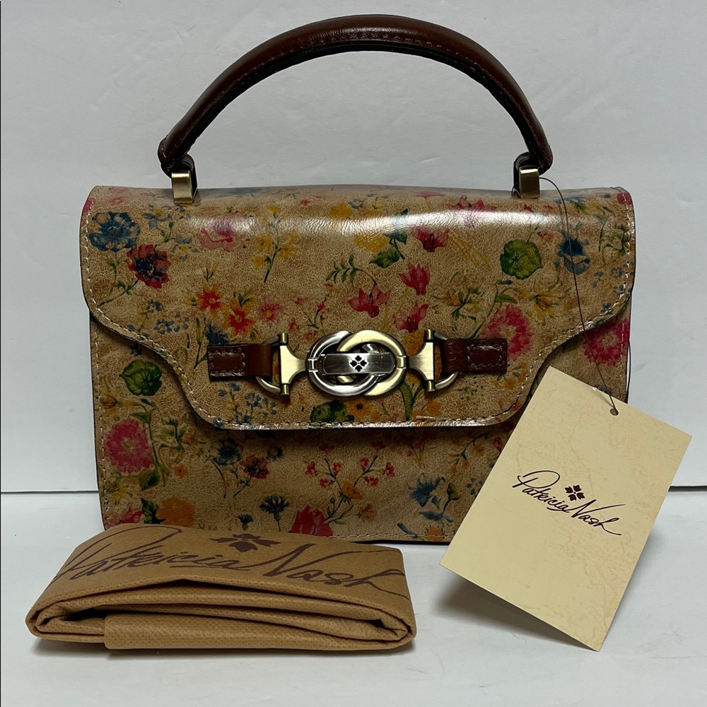 Patricia Nash Prairie Rose Satchel Crossbody